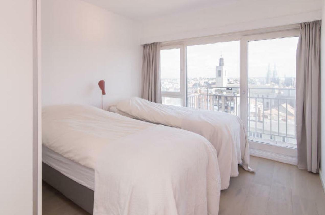 Sea And City View With Double Terrace Flat C Oostende Luaran gambar